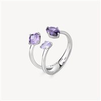 Anello Brosway Donna FANCY MAGIC PURPLE in Acciaio FMP16B - FMP16B
